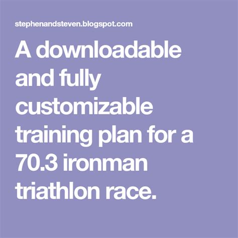 Ironman 70.3 training schedule. Things To Know About Ironman 70.3 training schedule. 
